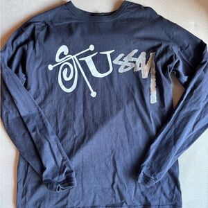 STUSSY- Long Sleeve Graphic Tee
